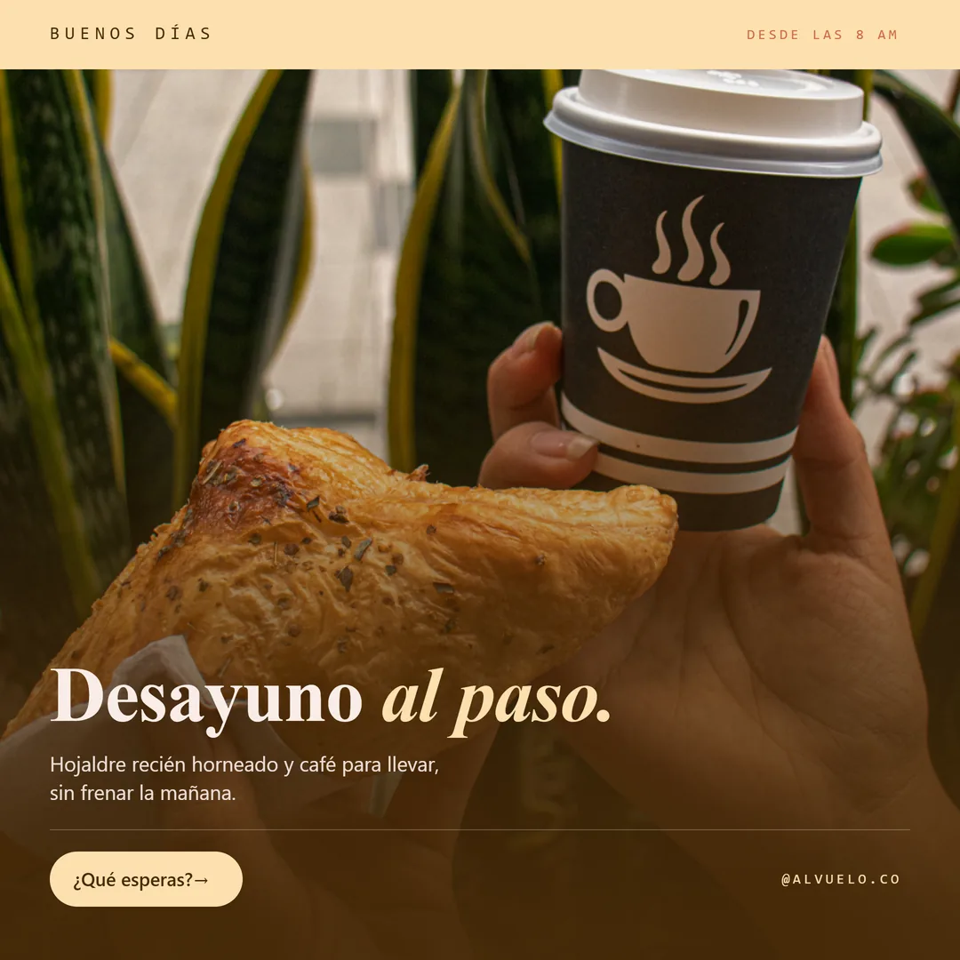 Desayuno al paso